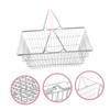 jojofuny Metal Wall Basket Storage Basket Handle Alloy Girl Heart