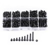 Tornillos M3 280PCS y Tuercas Hex de Acero de Aleaci?n