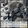 GINTOOYUN 1 Pair of POE Splitter Adapter DC3-57V 100Mbps DC5.5x2.1mm