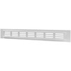 Vent Systems 40 x 300 mm White Aluminium Door Ventilation
