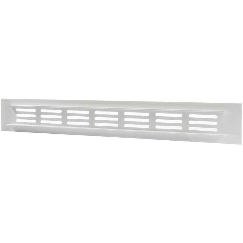 Vent Systems 40 x 300 mm White Aluminium Door Ventilation