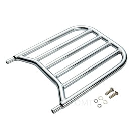 Backrest Sissy Bar Luggage Rack For Indian Chieftain Chief Springfield Roadmaster Dark Horse Classic Vintage 2014-2019 (Chrome)