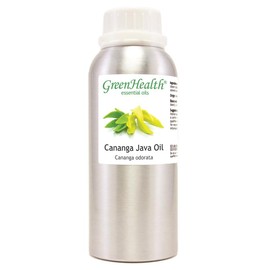 Cananga Java – 8 fl oz (237 ml) Aluminum Bottle w/Plug Cap – 100% Pure Essential Oil – GreenHealth