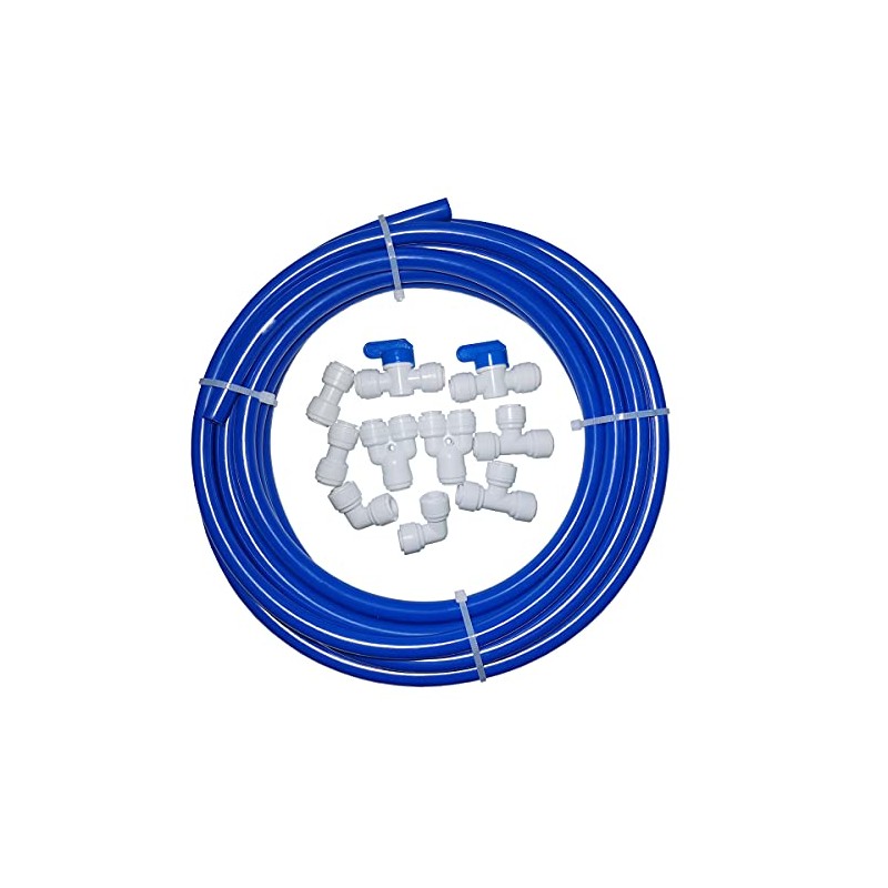 Malida 3/8 inch RO Water blue Tubing, Hose Pipe for
