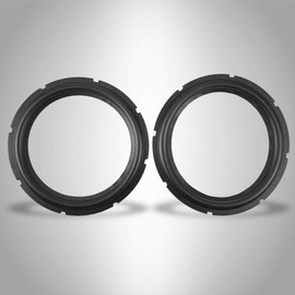 Liccx Speaker Surround Kits,10inch Loudspeaker Speaker Surround Repair Rubber Woofer,Replacement Rubber Woofer Repair Parts for Speakers(2PCS)