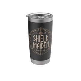 Norse Mythology Shieldmaiden | Shield Maiden Stainless Steel Insulated Tumbler