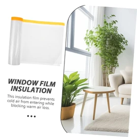 COHEALI Window Insulation Film Roll Weatherproof Heat Retention for Winter Large Windows