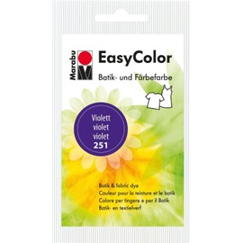 Marabu Easy Colour Crimson Red, Batik and Hand Dye for Cotton, Linen, Silk and Blend, Hand Washable at 30°C, Very Good Light Fastness, Not Boil-Proof, 25 g, Purple