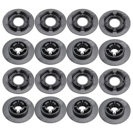 8 Sets Car Floor Mat Clips Anti-Slip Car Carpet Fixing Clips Black Floor Mat Securing Set Round Car Mat Retainer Holder Clamps for SUV Automotive Car Mats Fastening Accessories