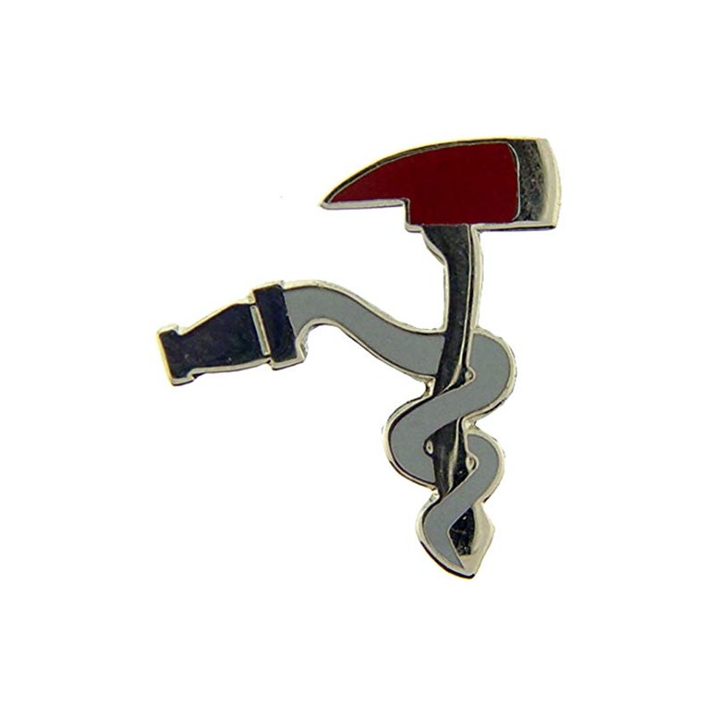 EagleEmblems P06182 PIN-FIRE,Axe,Hose (1'')