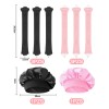 8pz Curly Ondas En Cabello Rizos Sin Calor Tubo+ Gorro