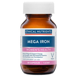 Ethical Nutrients Megazorb Mega Iron With Activated B's 30 Caps