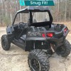 QYMOTO Polaris RZR XP 900 Rear Window,Rear Windshield, Canvas Soft