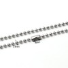Beaded Pull Chain Extension, BetterJonny 2.4mm Diameter Silver Stainless Steel