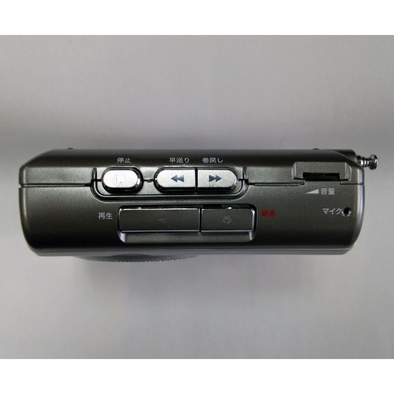 Wintech AM/FM Radio with Tape Recorder (FM Wide Band) Silver