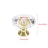 KUMGROT 1.1 Inch Gold Crystal Knobs, Cabinet Drawer Pulls and