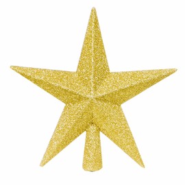 Gold 20cm Shatterproof Tree Top Star Premier Christmas Tree Decoration 200mm Tree Topper 5764