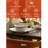 Sweese Porcelain Serving Bowls Set, 10-42 oz, Versatile for Salad,