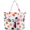 CAMTOP Waterproof Beach Tote Bag for Women Girls with Zipper