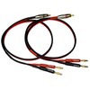 CNCESS CESS-024-2f Speaker Cable with RCA Plug to 4mm Banana