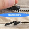 8PCS Zipper Repair Kit,3 Sizes Replacement Instant Fix Zipper Repair