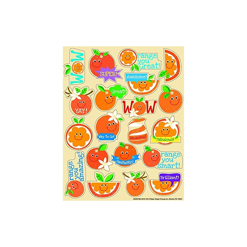 Eureka Orange Stickers, Scented (650918)