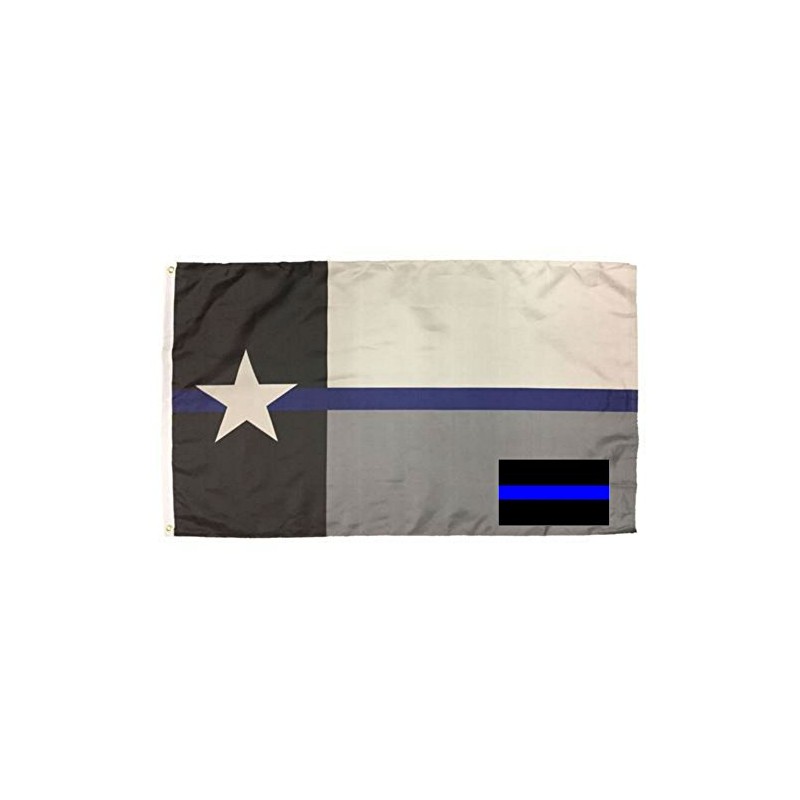 AES Wholesale Combo 3x5 Texas State Police Flag & Thin