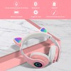 Sendowtek Auriculares Inalámbricos con Orejas de Gato Auriculares Bluetooth 5.0