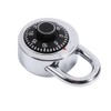 Combination Padlock, Digital Password Circular Alternative Padlock Circular Dial Number