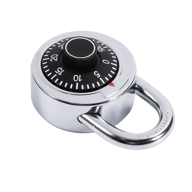 Combination Padlock, Digital Password Circular Alternative Padlock Circular Dial Number