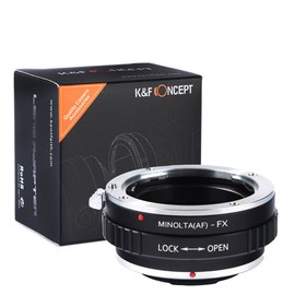 K&F Concept Lens Mount Adapter for Minolta(AF) Mount Lens to FX Lens Camera Body