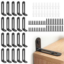 20 Pack Furniture Anchors for Baby Proofing,Keep Baby and Pet Safe,Black