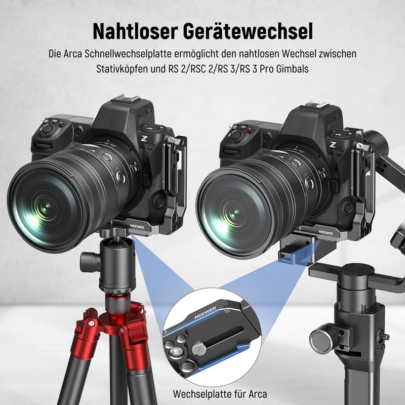 NEEWER Z8 L Plate Compatible with Nikon Z 8 Camera,