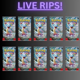 Live - (10) Stellar Crown Booster Packs