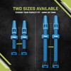 JRC Components 44MM Aluminum TUBELESS VALVES - Acid Green