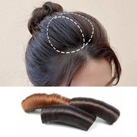 Women's Volumizing Crown Hairpiece Hairpin (Choose 1) - Styling Hair Accessory Natural Black 1pc