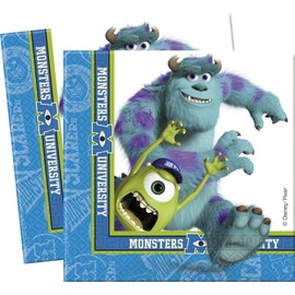 ALMACENESADAN, 5181 Geburtstagsparty, Papierservietten, 33 x 33 cm, Lizenzprodukt (Monster Sa)