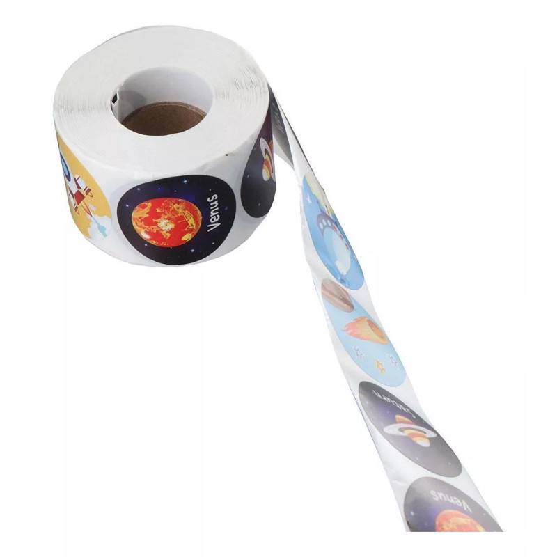 Deluxe 1000 Stickers Planetas Sistema Solar Pegatinas Astronauta