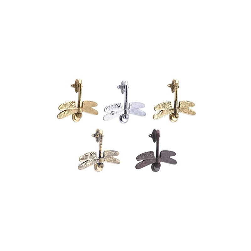 Dragonfly Front Door Knockers - Solid Brass - Various Finishes