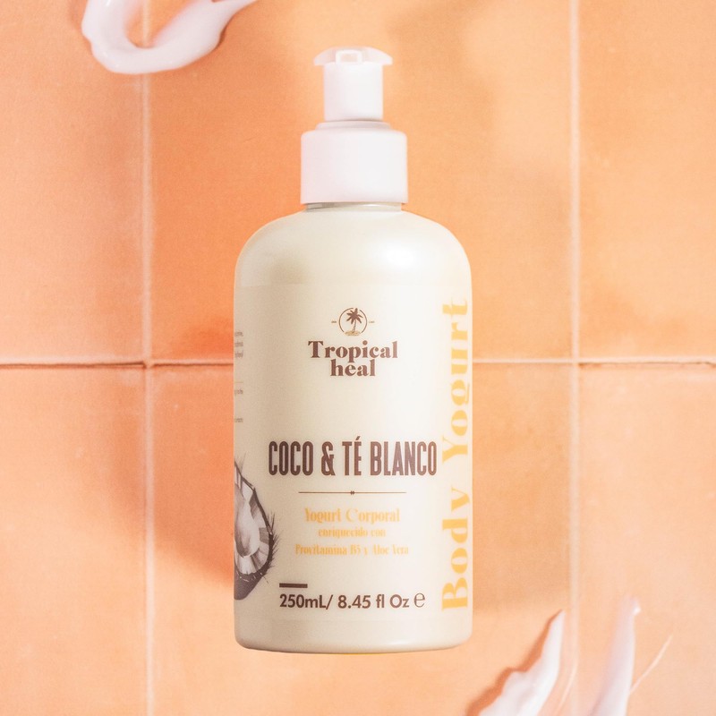Tropical Heal Body Yogurt, Hidratante Corporal con Provitamina B5, Coco