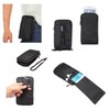 DFV mobile - Multi-Functional Universal Vertical Stripes Pouch Bag Case