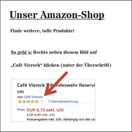 Café Viereck ® German Army Panzergrenadiere Keyring with Eyelet and Ring - 12cm x 3cm