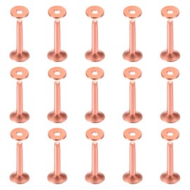 Swpeet 50Pcs 10×3.3×19mm Copper Rivet and Burrs Assortment Kit, DIY Leather Kit for Belts Wallets Collars Leather Products Craft MakingBelts Wallets Collars Leather DIY Craft Supplies