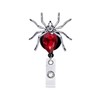 Red Spider Retractable Badge Holder Reels Cute Halloween Spider Badge