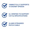 On-Q AC3525WHV1 5e Patch Cable, 25 feet, White