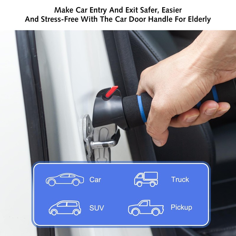 Ezranova Car Door Assist Handle ，Disabled Mobility Aid for Elderly