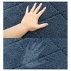 Fuka-Fuka Bath Mat, Brown, Length 17.7 x Width 23.6 x