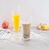 RENYIH 10 Pcs Reusable Glass Boba Straws,9''x14 mm Wide Glass
