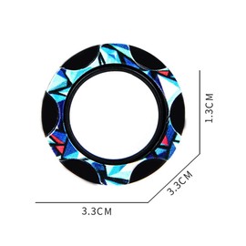 rflaueo 9pcs Stress Relief Magnetic Rings Magnetic Rings Fidget Toy Colorful Training for Adults and Children Toys Relieves Reducer(U23-1)