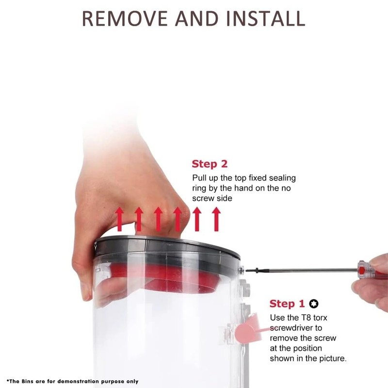 Dust Bin Top Fixed Sealing Ring Replacement For Dyson V12
